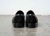 Handmade Mens Leather Shoes, Men Formal Slip On Leather Moccasin Dress Shoe