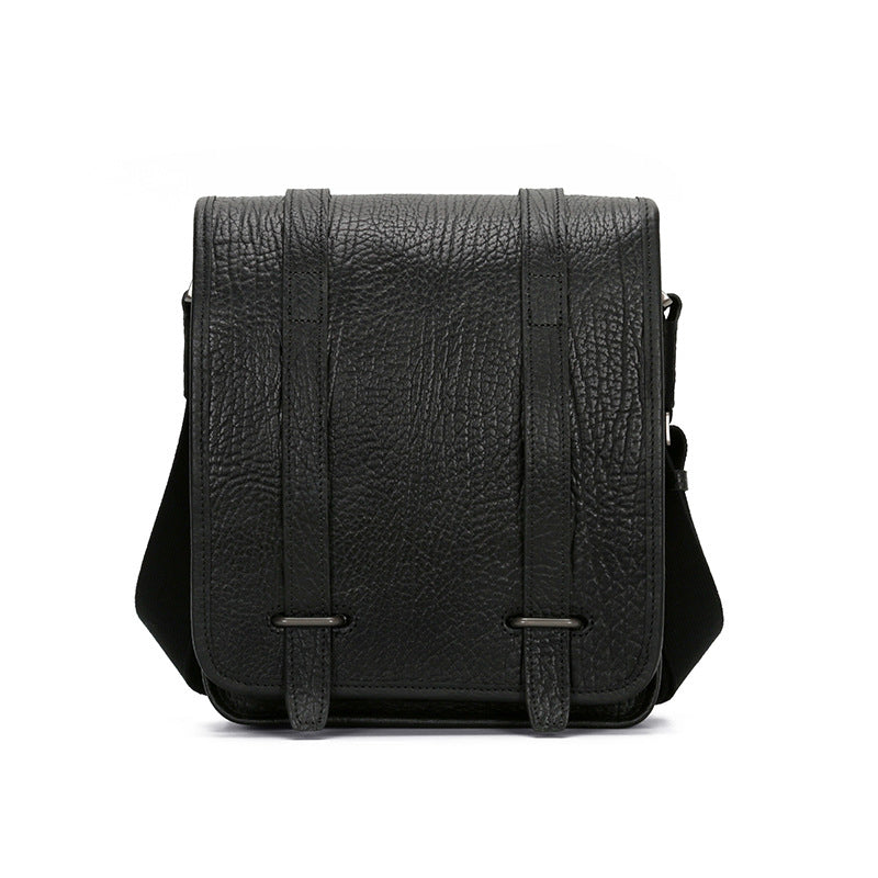 Handmade Men's Leather Sling Bag - Genuine Leather Crossbody Messenger Bag