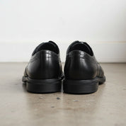 Handmade Men's Leather Wingtip Oxfords Dress Shoes - back-view