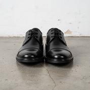 Handmade Men's Patent Leather Dress Shoes - front-view