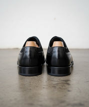 Handmade Mens suede and leather shoes Men leather Oxford shoes, Men shoes - back-view