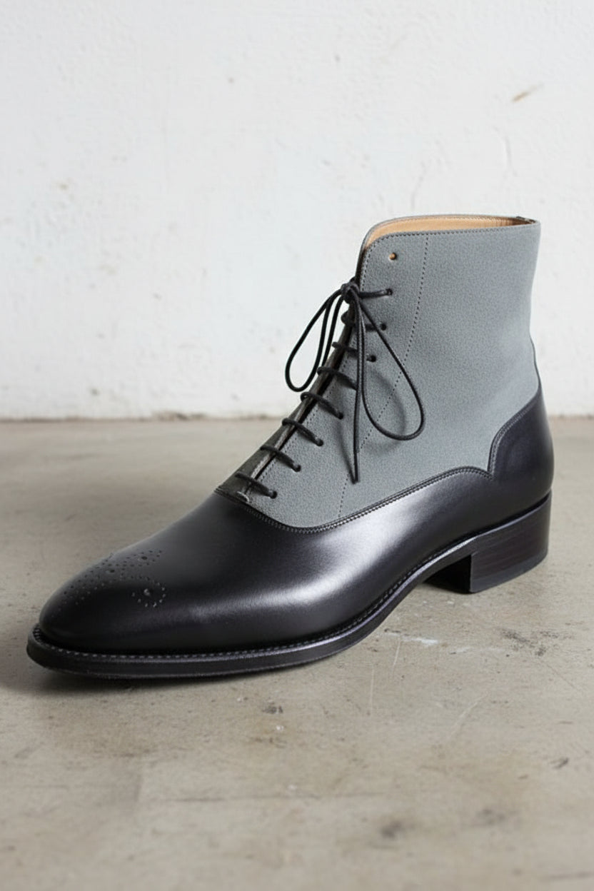 grey dress boots men Thursday Boot Company Men's Distressed Grey Leather Major Combat Size 6