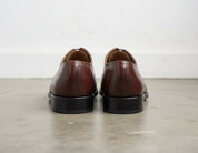 Handmade Mens wear brown oxford shoes, Mens fashion dress shoes, brown shoe - back-view