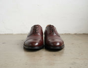 Handmade Mens wear brown oxford shoes, Mens fashion dress shoes, brown shoe - front-view
