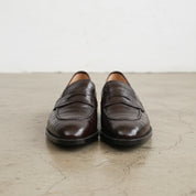 Handmade Moc-Toe Loafer Slip-On Full-Grain Leather Men’s Casual Shoes - front-view