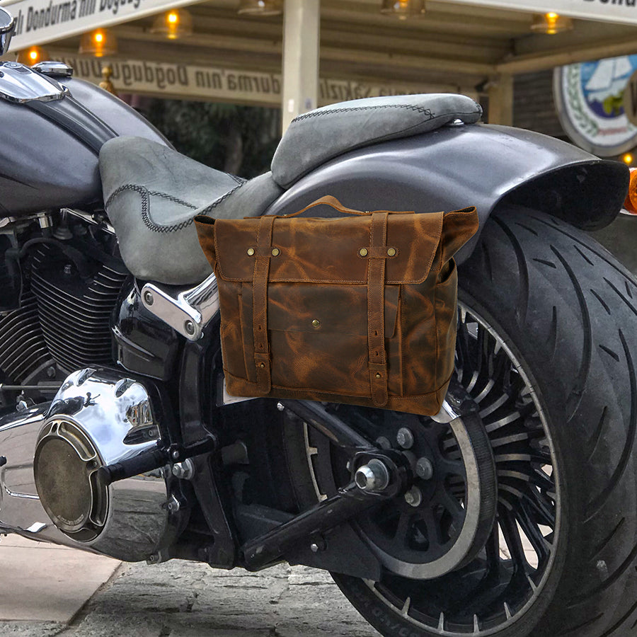 Brown Leather Messenger Bag - Crowborough – Rebels Market