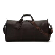 Handcrafted  Leather Zipper Large Men’s Travel Duffel Bag