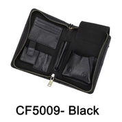 Brown Pebbled Leather 5 Slot Cigar Case — Enbrook