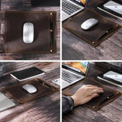 Brown Leather Desk Mat — Kipling
