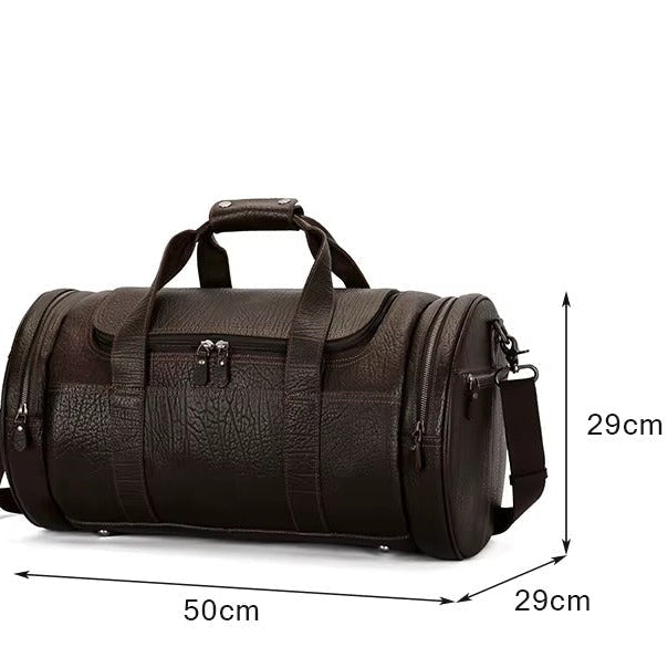 Handmade Genuine Leather Duffel Bag