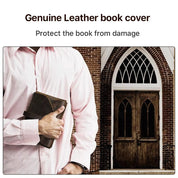 Brown Distressed Leather Journal Cover — Stenton