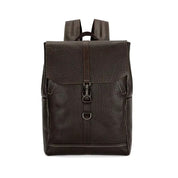 Handmade Full-Grain Leather Business Laptop Backpack for Men