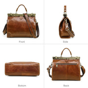 Handmade Premium Leather Handbag for Women, Work & Travel Laptop Bag