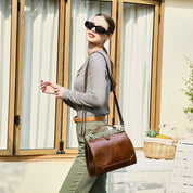 Handmade Premium Leather Handbag for Women, Work & Travel Laptop Bag