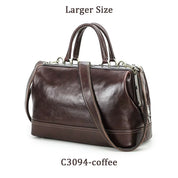 Handmade Vintage Full Grain Leather Handbag for Women with Cotton Lining