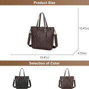 Classic Premium Leather Tote Bag for Men