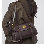 Handmade Genuine Leather Crossbody Bag for Women, Ladies Work & Daily Handbag