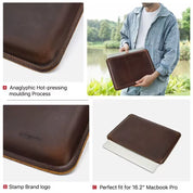 MacBook Air M2 13.6" Premium Leather Laptop Sleeve