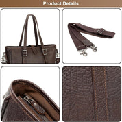 Classic Premium Leather Tote Bag for Men