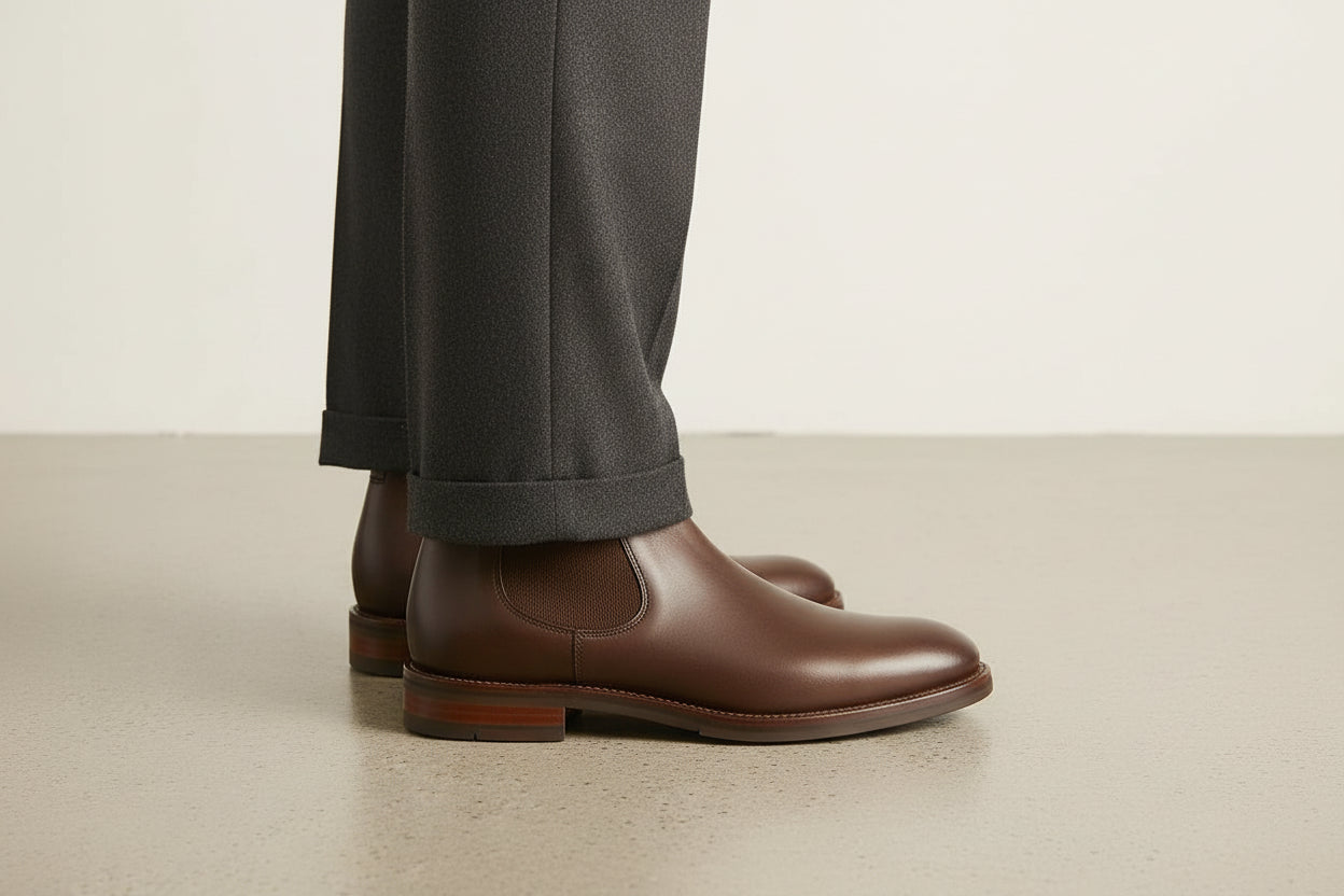 model-wearing-formal-side-view of product