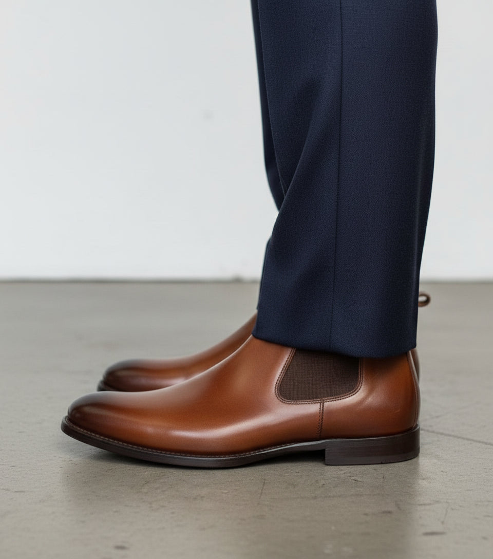 model-wearing-formal-side-view of product