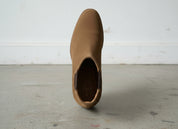 Handcrafted Tan Suede Chelsea Boots
