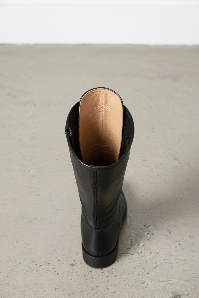 New Handmade Mens Style Superb Leather Boots Long Men Boot Leather