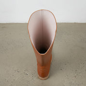 interior-view - Women's Handmade Chocolate Leather Classic Riding Boots