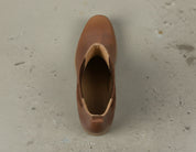 interior-view - Women's Handmade Cognac Brown Leather Chelsea Boots