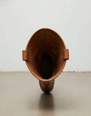 interior-view - Women's Handmade Cognac Brown Leather Classic Riding Boots