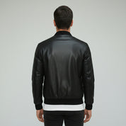 Men's Handmade Bomber Leather Jacket