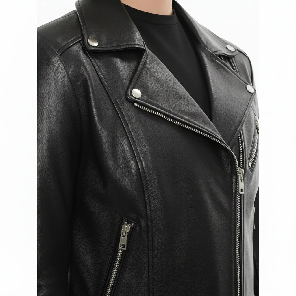 Women's Handmade Biker Leather Jacket