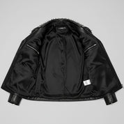 Men's Black Studded Gothic Leather Jacket