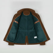Men's Brown Suede Field Jacket