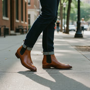 Handcrafted Men's Calfskin Chelsea Boots