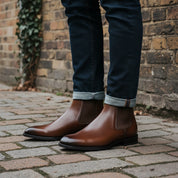 Handmade Brown Chelsea Boots