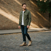 Handcrafted Men's Suede Chelsea Boots