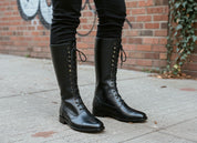 New Handmade Mens Style Superb Leather Boots Long Men Boot Leather