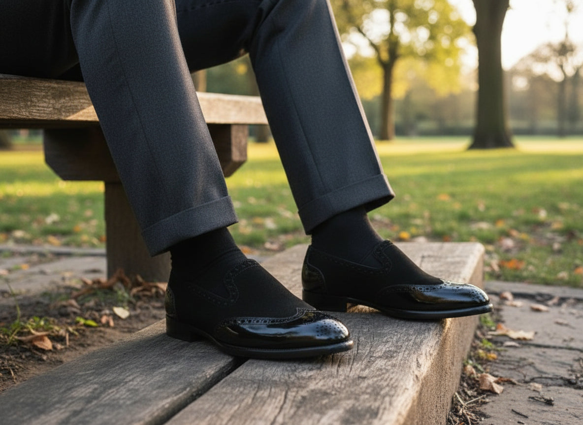 Men's Wingtip Brogue Leather Formal Shoes