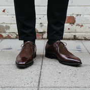 Handmade Men Two Tone Shoes, Wing Tip Shoes, Dress Shoes, Mens Shoes