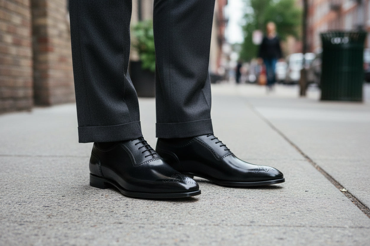 Handcrafted Men's Brogue Formal Leather Shoes