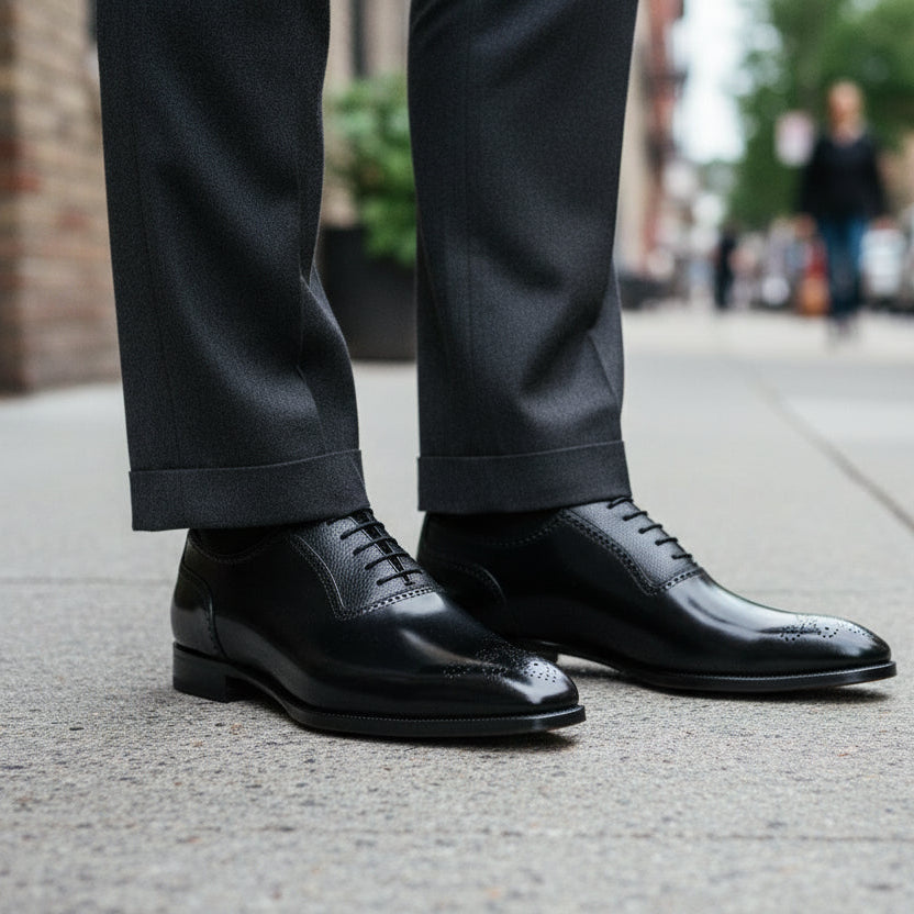 Handcrafted Men's Brogue Formal Leather Shoes