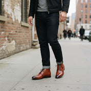 Handmade Men's Lace Up Boots, Brown Leather Boots for Men, Chukka Boots