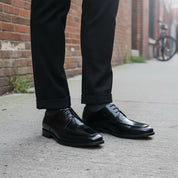 Handmade Men's Full Grain Leather Brogue Shoes