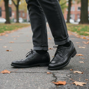 Handmade Men's Leather Wingtip Brogues
