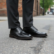 Men's Elegant Handcrafted Leather Derby Shoes