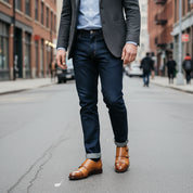 Handmade Men's Leather Double Monk Strap Shoes