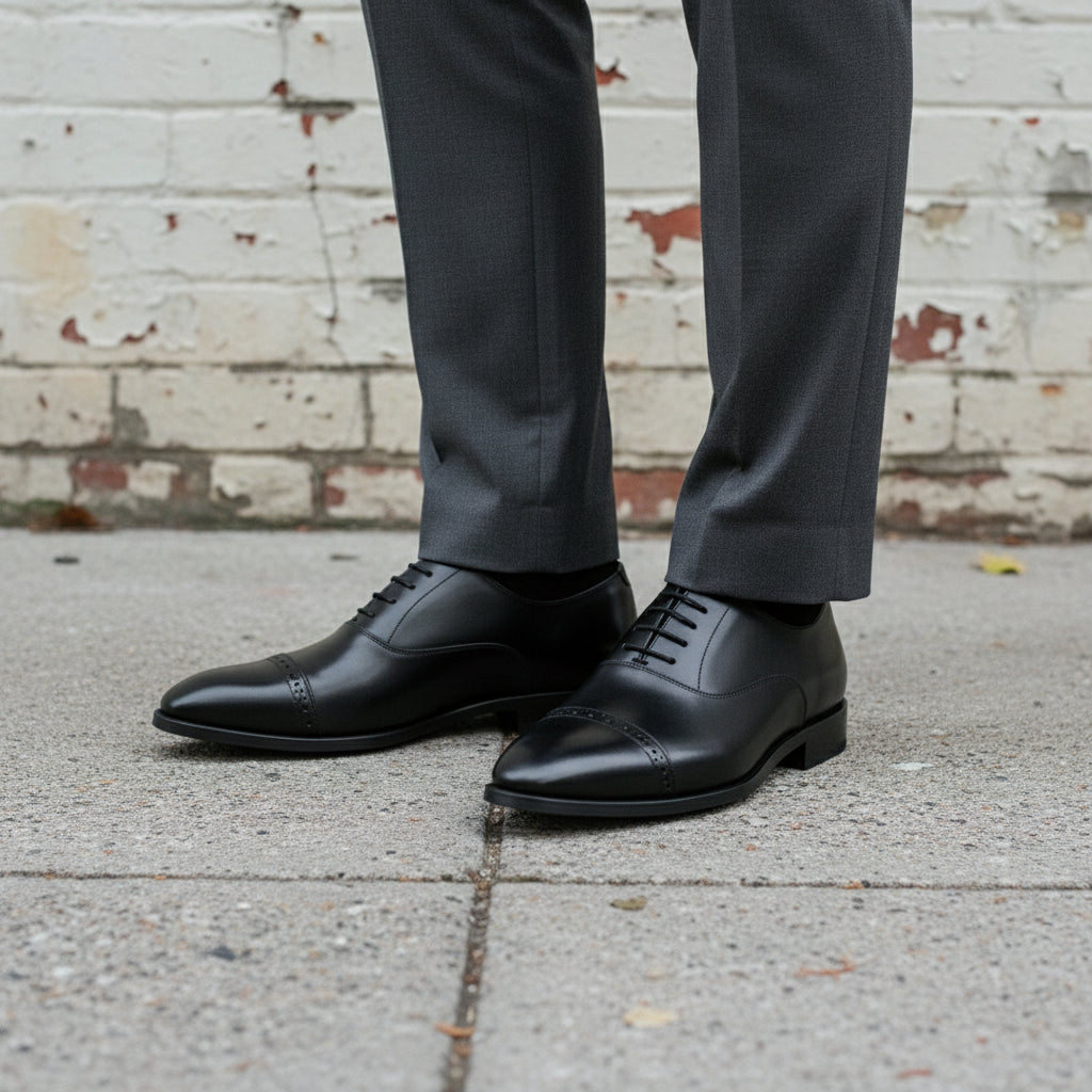 Handmade Men's Cow Premium Leather Formal Dress Shoes