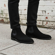 Handcrafted Men's Suede Chelsea Boots