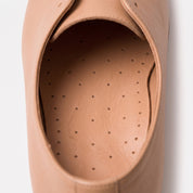 Light Brown Diamond-Punched Full-Grain Leather Insoles — Finham